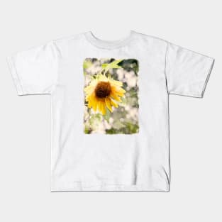 Watercolor Sunflower Kids T-Shirt